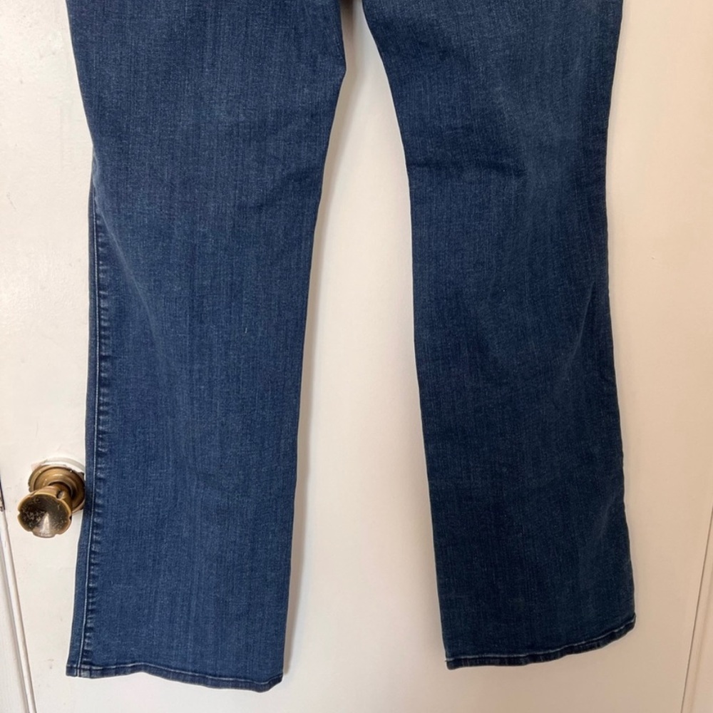 NYDJ Barbara Bootcut Jeans Medium Wash Lift Tuck Technology Size 16 No Pocket.